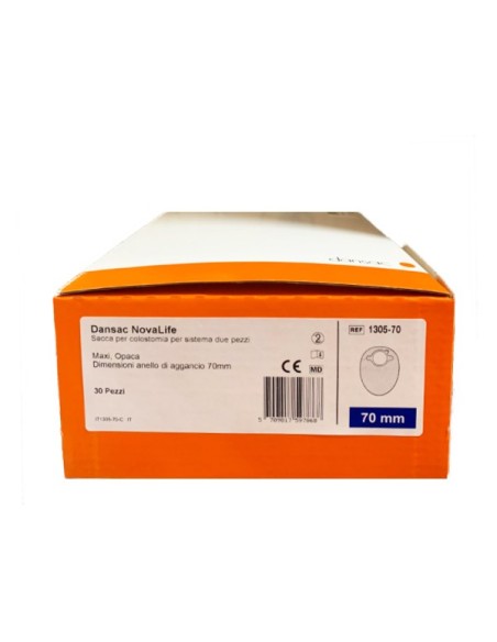 DANSAC NLIFE2 MAXI SACCA CHIUSA 70MM - COD.1305-70 30PZ