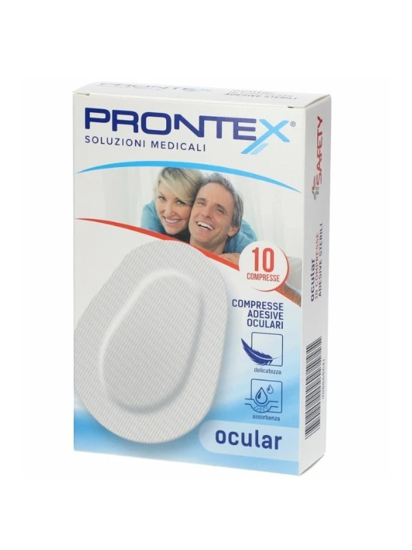 PRONTEX OCULAR - COMPRESSE ADESIVE OCULARI 10PZ.