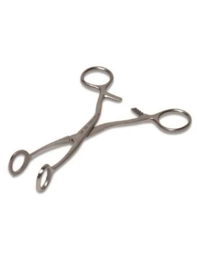 PINZA TIRALINGUA INOX