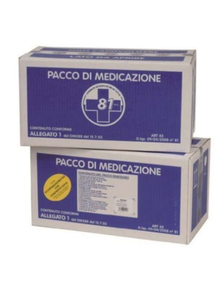 PACCO REINTEGRO PER CASSETTA PRONTO SOCCORSO + DI 2 PERSONE - COD.PDM089