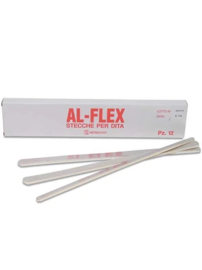 STECCA IN ALLUMINIO E SPUGNA PER FRATTURE 48X2CM - 12PZ