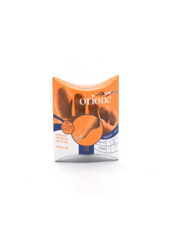 ORIONE OK PED G105 CAPPUCCIO PROTEGGI DITA IN GEL RIVESTITO - TAGLIA M