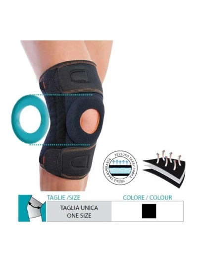 ORIONE 4119 GINOCCHIERA STECCATA TRASPIRANTE - TAGLIA UNICA