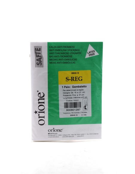 ORIONE GAMBALETTI ANTI-TROMBO 00021 - TG. S REGULAR 18MMHG