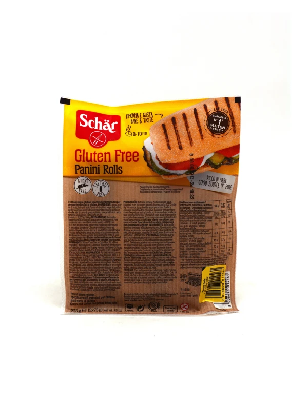 SCHAR PANINI ROLLS 3X75G