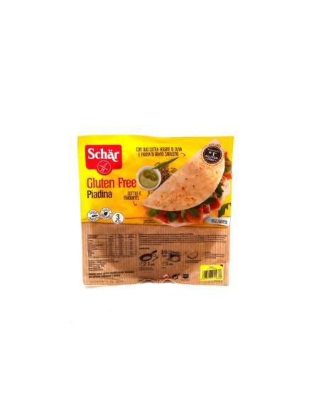 PIADINA SENZA GLUTINE (GLUTEN FREE) SCHAR 3X80G - PER CELIACHI