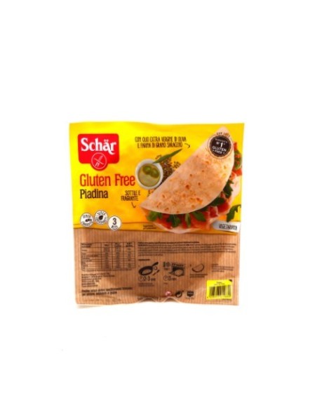 PIADINA SENZA GLUTINE (GLUTEN FREE) SCHAR 3X80G - PER CELIACHI