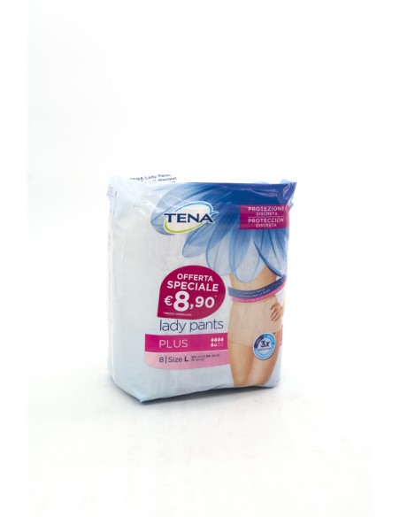 TENA LADY PANTS PLUS MISURA L - 8PZ