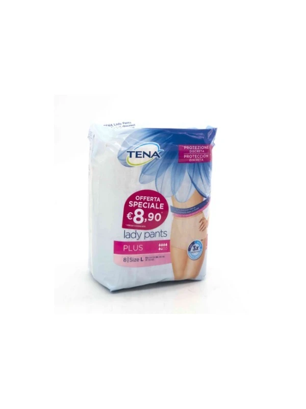 TENA LADY PANTS PLUS MISURA L - 8PZ