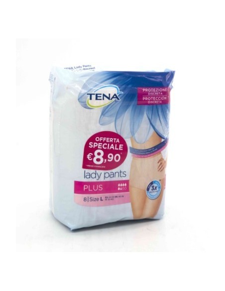 TENA LADY PANTS PLUS MISURA L - 8PZ