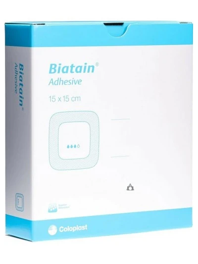 BIATAIN IDROCOLLOIDALE ADESIVO 15X15 5PZ