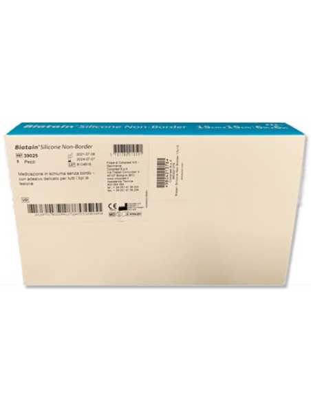BIATAIN SILICONE NON-BORDER 15X15CM 5PZ