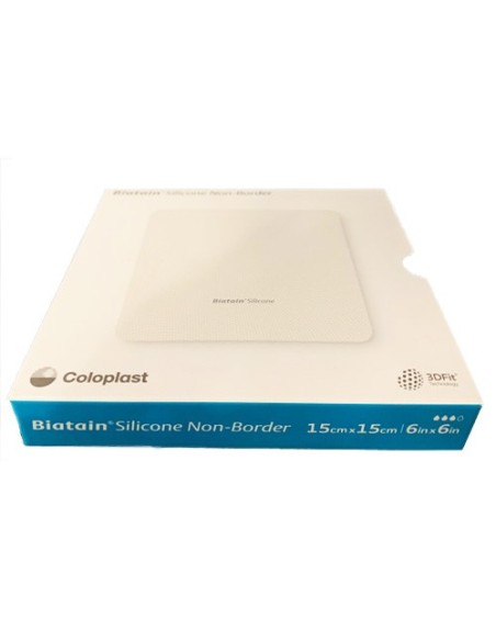 BIATAIN SILICONE NON-BORDER 15X15CM 5PZ