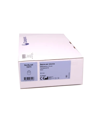 SENSURA SACCA CHIUSA TRASPARENTE 30MM MAXI - COD.15473 30PZ
