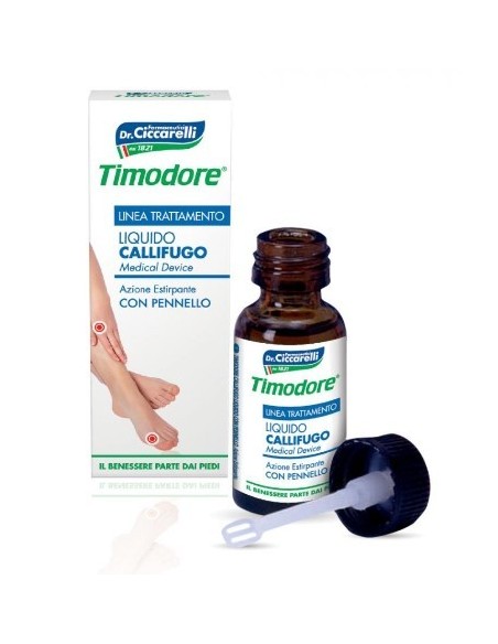 CALLIFUGO CICCARELLI LIQUIDO CON PENNELLO - SOLUZIONE PER CALLI, OCCHI DI PERNICE E DURONI