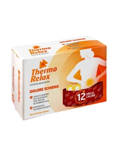 THERMORELAX FASCIA AUTORISCALDANTE PER ZONA LOMBARE 4PZ