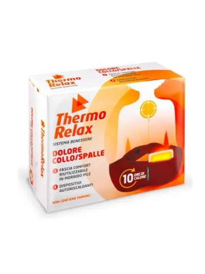 THERMORELAX FASCIA AUTORISCALDANTE PER COLLO E SPALLE 4PZ