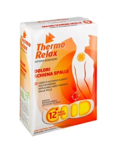 THERMORELAX CEROTTO AUTORISCALDANTE PER SCHIENA E SPALLE 3PZ