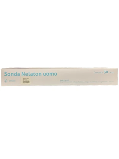 SONDA NELATON PVC UOMO 40CM CH12 30PZ