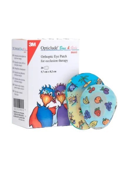 3M OPTICLUDE - CEROTTI PER OCCLUSIONE ORTOTTICA 5,7X8CM - 30PZ