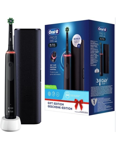 ORALB PRO 3 SPAZZOLINO ELETTRICO RICARICABILE + 2 RICAMBI