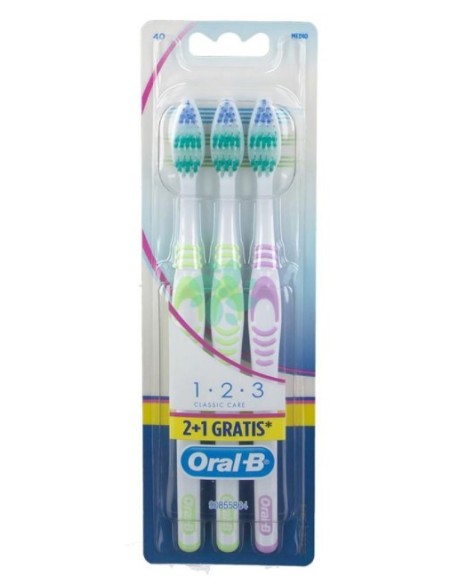 ORALB 123 CLASSIC CARE - SPAZZOLINO - 3PZ