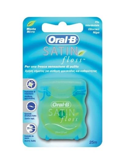 ORALB SATIN FLOSS FILO INTERDENTALE 25 METRI 2