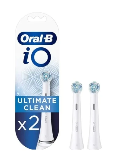 ORALB RICARICHE PER SPAZZOLINO IO ULTRA CLEAN - 2PZ. BIANCO