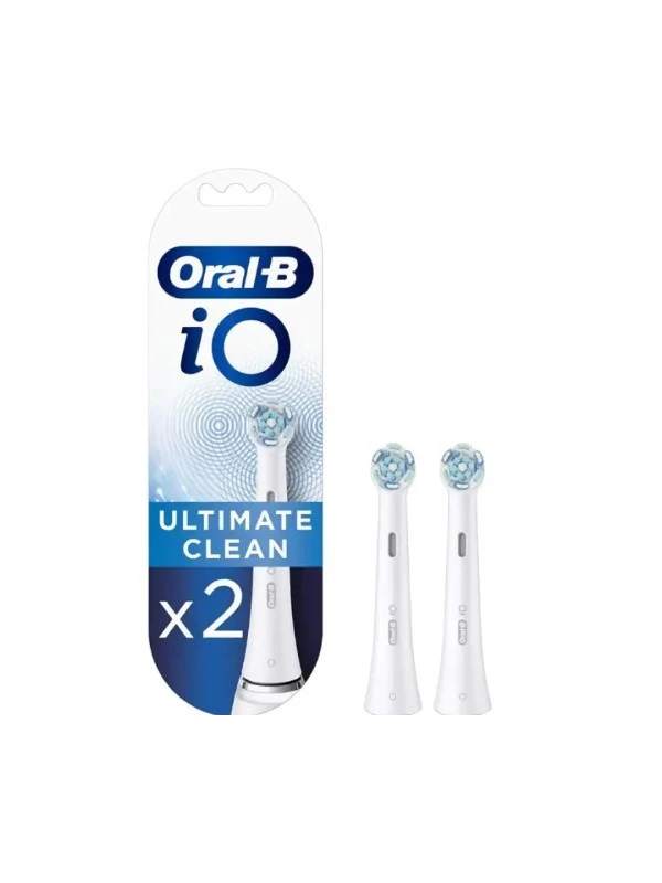 ORALB RICARICHE PER SPAZZOLINO IO ULTRA CLEAN - 2PZ. BIANCO