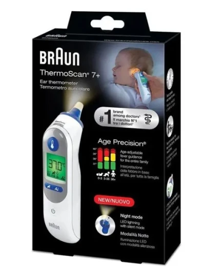 BRAUN 7+ THERMOSCAN TERMOMETRO AURICOLARE