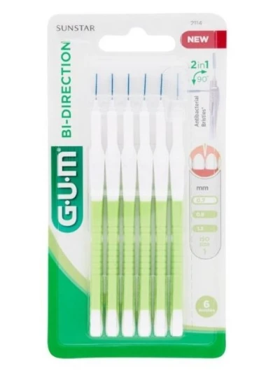 GUM BI-DIRECTION SCOVOLINI PUNTA ULTRA FINE - 6 PEZZI