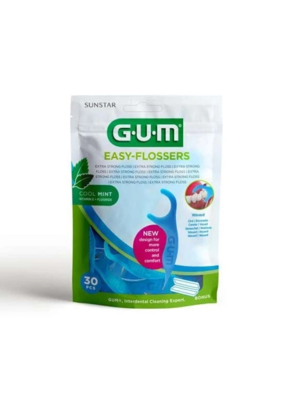 GUM EASY FLOSSERS FORCELLA30PZ