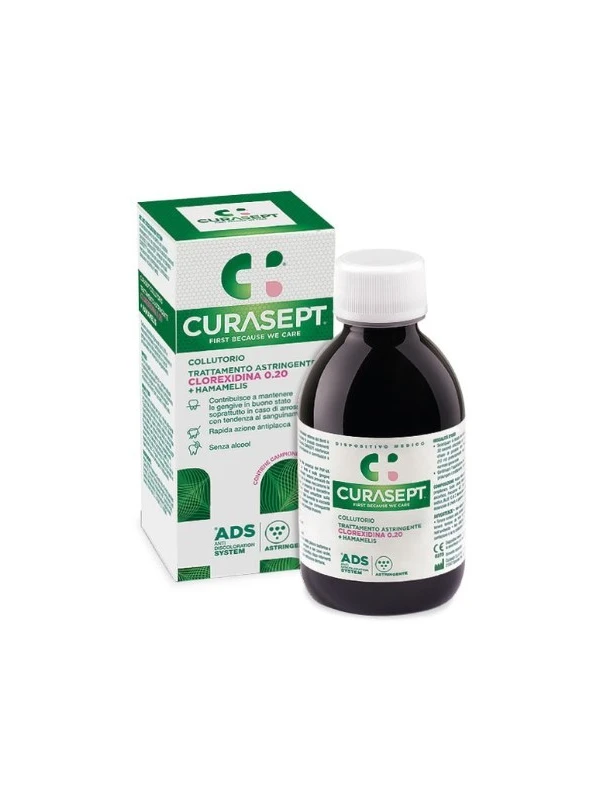 CURASEPT COLLUTTORIO CON CLOREXIDINA - 0,20% - ASTRINGENTE - 200ML