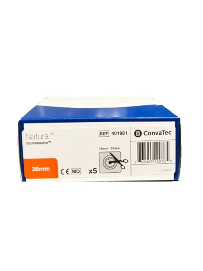 NATURA PLACCA STOMAHESIVE 38MM - COD.401981 5PZ