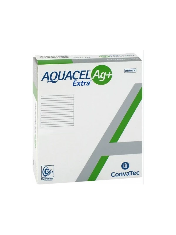 AQUACEL AG+ EXTRA MEDICAZIONE PRIMARIA ANTIMICROBICA - 15X15CM - 5PZ