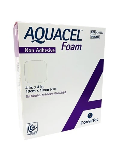AQUACEL FOAM NON ADESIVO 10X10 10PZ