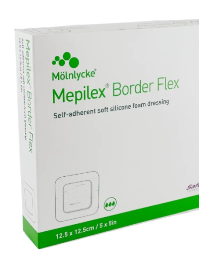 MEPILEX BORDER FLEX MEDICAZIONE MULTIUSO CM12,5X12,5 5 PEZZI