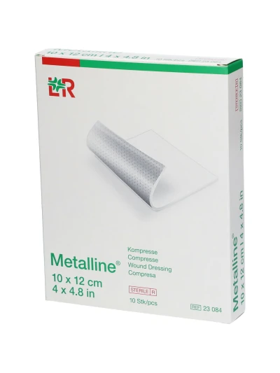METALLINE MEDIC 10X12CM 10PZ