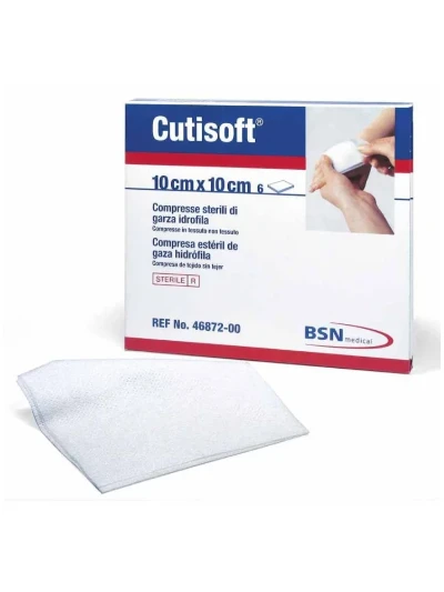 GARZA CUTISOFT 10X10CM 6PZ