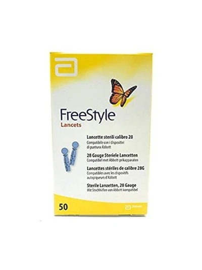 FREESTYLE 50 LANCETTE PUNGIDITO G28 50PZ