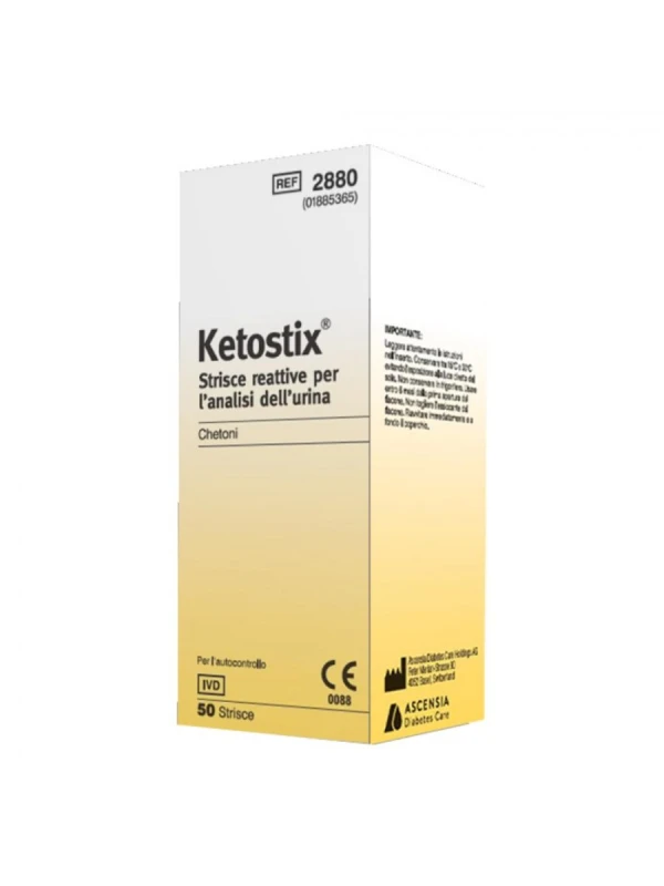 KETOSTIX CHETONURIA 50 STRISCE ANALISI URINE