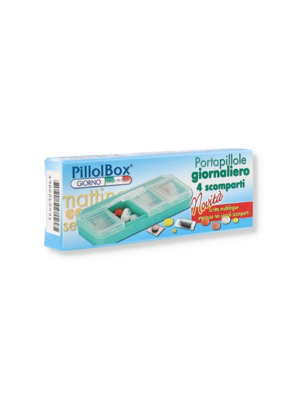 PILLOLBOX PORTAPILLOLE GIORNALIERO - 4 SCOMPARTI