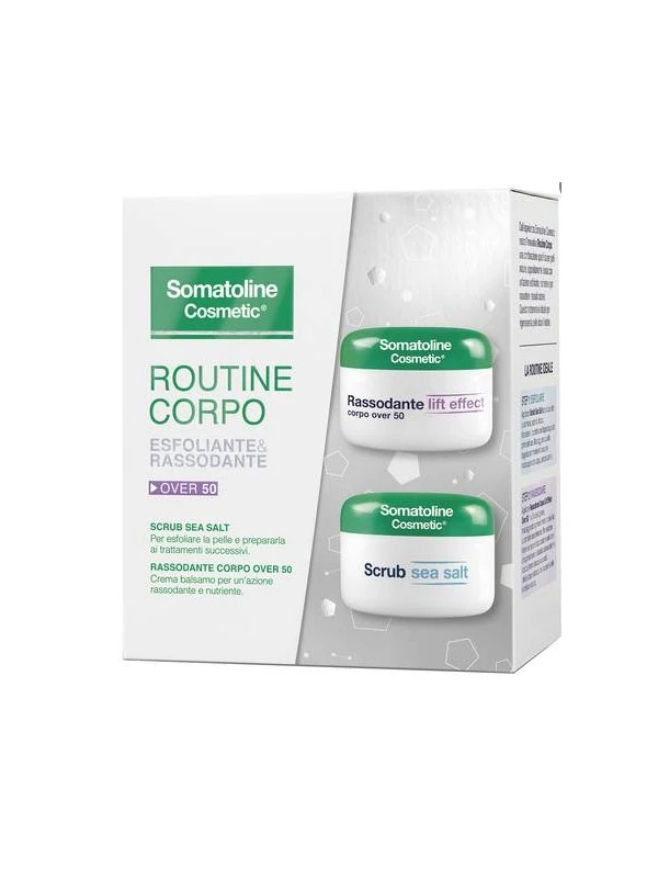 SOMATOLINE - COFANETTO ROUTINE CORPO - SCRUB + CREMA OVER 50 RASSODANTE