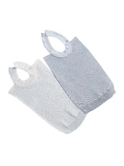 BAVAGLINO PER TRACHEOSTOMIZZATI CON COLLETTO BIANCO