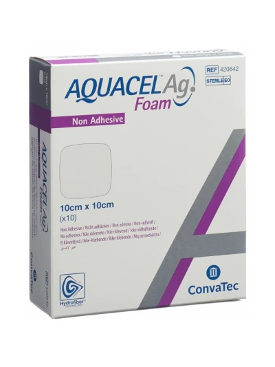 AQUACEL AG FOAM SENZA ADESIVO - 10CM X 10CM - 10PZ -...