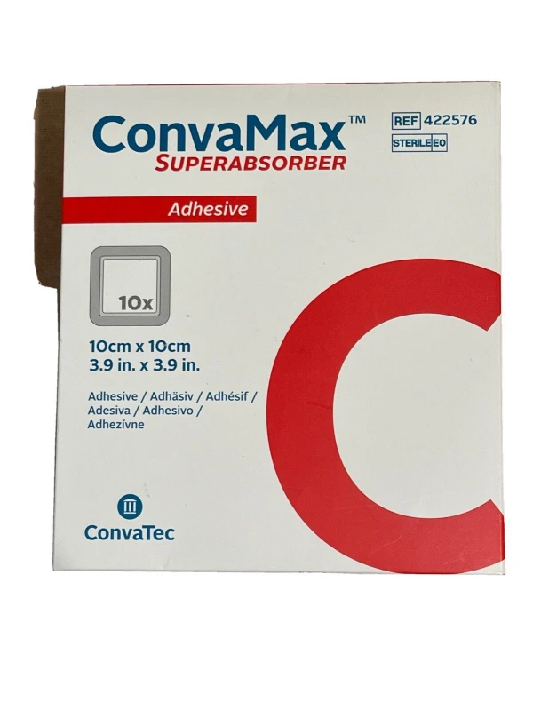 CONVAMAX SUPERABSORBER ADESIVO 10X10 10PZ