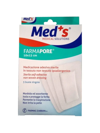 MEDS PORE MEDIC 10X15CM 5PZ