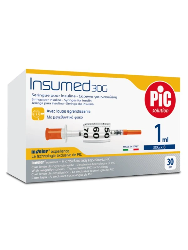 PIC INSUMED - SIRINGA PER INSULINA 1ML G30X8 - 30PZ