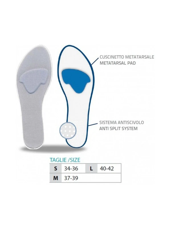 ORIONE OK PED 105 - PLANTARE EXTRA FINE PER SCARPA IN TESSUTO