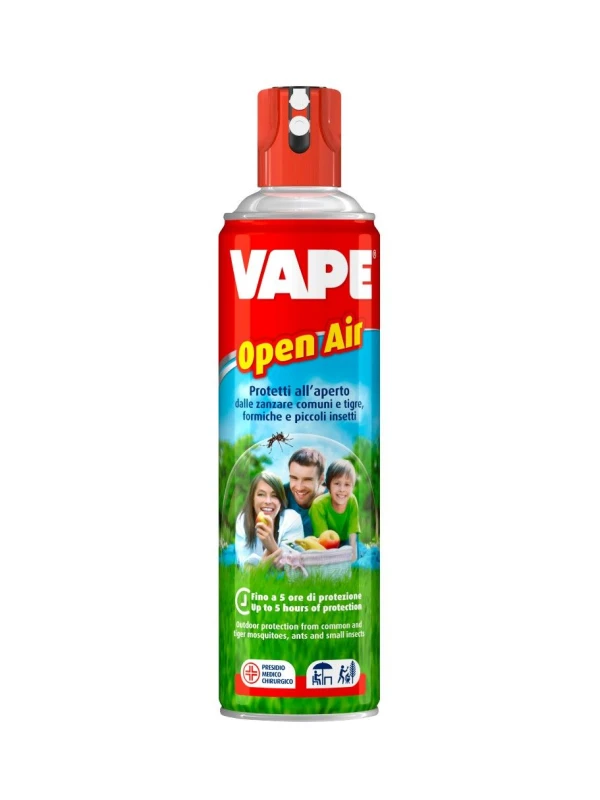 VAPE - SPRAY ALLONTANA ZANZARE OPEN AIR  - PROTEZIONE 8 ORE - 500ML